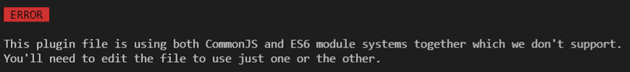 commonjs and es6 together